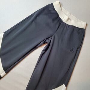Nike Women's Size S Jordan (Her)itage Black Sail Wide Leg Suit Pants FB5119